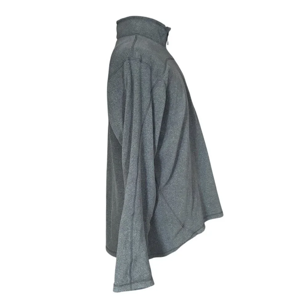 The North Face Men's Gray 1/4 Zip Fleece Pullover Sweatshirt Large - Picture 6 of 7